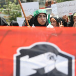 People attend an anti-Israeli protest following the Israeli strikes on Iran, in Tehran, Iran, June 13, 2025. Majid Asgaripour/WANA (West Asia News Agency) via REUTERS