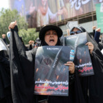 People attend an anti-Israeli protest following the Israeli strikes on Iran, in Tehran, Iran, June 13, 2025. Majid Asgaripour/WANA (West Asia News Agency) via REUTERS