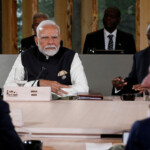 India's Prime Minister Narendra Modi looks on as he attends a meeting during the G7 Leaders' Summit in Kananaskis, in Alberta, Canada, June 17, 2025. REUTERS/Amber Bracken