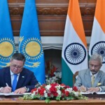India & Kazakhstan sign a Program of Cooperation for strengthening ties. (Courtesy: @DrSJaishankar via X)