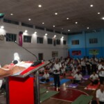 Defence Minister Rajnath Sing participated in the 11th International Day of Yoga with 2,500 personnel at Northern Command, Indian Army, Udhampur.