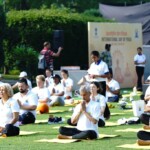EAM S Jaishankar led International Day of Yoga 2025 celebration by MEA where Ambassadors, High Commissioners, members of the diplomatic corps and officers of the Ministry joined to perform yoga. EAM S Jaishankar led International Day of Yoga 2025 celebration by MEA where Ambassadors, High Commissioners, members of the diplomatic corps and officers of the Ministry joined to perform yoga.