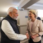PM Narendra Modi met Ursula von der Leyen, President of European Commission, on the sidelines of 51st G7 SummitPresident of the @EU_Commission