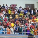 PM Narendra Modi joined the community programme in Port of Spain along with PM Kamla Persad-Bissessar