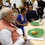 The dinner hosted by Prime Minister Kamla Persad-Bissessar for PM Narendra Modi had food served on a Sohari leaf, which is of great cultural significance to the people of Trinidad & Tobago, especially those with Indian roots