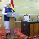 PM Narendra Modi held wide-ranging talks with President John Dramani Mahama of Ghana at the Jubilee House, Ghana
