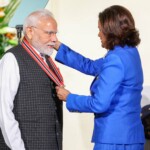 President Christine Carla Kangaloo of Trinidad & Tobago conferred on PM Narendra Modi- ‘The Order of the Republic of Trinidad and Tobago’