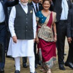 PM Narendra Modi and PM Kamla Persad-Bissessar of Trinidad & Tobago together planted a tree as part of the ‘Ek Ped Maa Ke Naam’ initiative