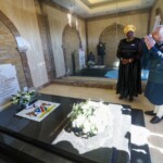 PM Narendra Modi paid homage to the Founding Father and First President of Namibia Sam Nujoma at the Heroes’ Acre memorial in Namibia