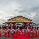PM Narendra Modi arrived at the Republic Square to a warm & colorful ceremonial welcome & Guard of Honour and he was welcomed by President Mohamed Muizzu