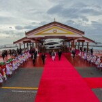 PM Narendra Modi arrived at the Republic Square to a warm & colorful ceremonial welcome & Guard of Honour and he was welcomed by President Mohamed Muizzu