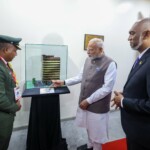 PM Narendra Modi and President Mohamed Muizzu of Maldives jointly inaugurated the state-of-the-art Ministry of Defence building in Male, Maldives