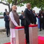 PM Narendra Modi and President Mohamed Muizzu of Maldives jointly inaugurated the state-of-the-art Ministry of Defence building in Male, Maldives