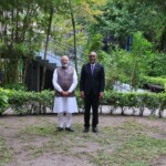 M Narendra Modi and President Muizzu planted mango saplings in Male as part of ‘Ek Pedh Maa Ke Naam’ and ‘Pledge of five Million Tree Plantation’ campaigns