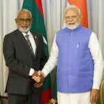 PM Narendra Modi met with Abdul Raheem Abdulla, Speaker of the People’s Majlis of Maldives, in Male.