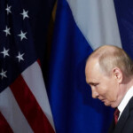 Russian President Vladimir Putin departs after a press conference with U.S. President Donald Trump following their meeting to negotiate an end to the war in Ukraine, at Joint Base Elmendorf-Richardson in Anchorage, Alaska, U.S., August 15, 2025. REUTERS/Jeenah Moon