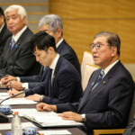 Japan's Prime Minister Shigeru Ishiba speaks during a meeting with India's Prime Minister Narendra Modi (not pictured) in Tokyo, Japan August 29, 2025. Takashi Aoyama/Pool via REUTERS