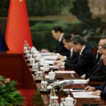 China’s President Xi Jinping speaks during a bilateral meeting with Armenia’s Prime Minister Nikol Pashinyan ahead of the Shanghai Cooperation Organization (SCO) Summit 2025 in Tianjin, China, 31 August, 2025. ANDRES MARTINEZ CASARES/Pool via REUTERS