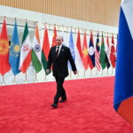 Russian President Vladimir Putin arrives at a ceremony to welcome heads of states at the Shanghai Cooperation Organisation (SCO) summit in Tianjin, China August 31, 2025. Sputnik/Sergei Bobylyov/Pool via REUTERS ATTENTION EDITORS - THIS IMAGE WAS PROVIDED BY A THIRD PARTY.