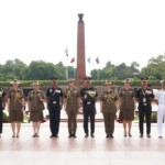 New Delhi: Lieutenant General Simon Stuart, Chief of Army, Australian Army, paid tributes to the Bravehearts by laying a wreath at National War Memorial
