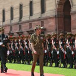 New Delhi: Lieutenant General Simon Stuart, Chief of Army, Australian Army, paid tributes to the Bravehearts by laying a wreath at National War Memorial