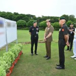 New Delhi: Lieutenant General Simon Stuart planted a Tree at Manekshaw Centre, to commemorate the everlasting friendship between the Indian Army and the Australian Army