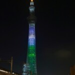 Tokyo Sky Tree lit up in Indian flag colours in honour of PM Narendra Modi's visit to Japan for the 15th India-Japan Annual Summit