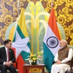 PM Narendra Modi met with Senior General Min Aung Hlaing, Chairman of the State Security and Peace Commission of Myanmar, on the sidelines of the SCO Summit in Tianjin, China
