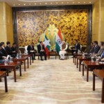 PM Narendra Modi met with Senior General Min Aung Hlaing, Chairman of the State Security and Peace Commission of Myanmar, on the sidelines of the SCO Summit in Tianjin, China