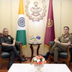 Lieutenant General Simon Stuart, Chief of Army, Australian Army called on General Anil Chauhan, Chief of Defence Staff CDS, during his visit to India