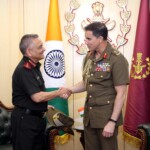 Lieutenant General Simon Stuart, Chief of Army, Australian Army called on General Anil Chauhan, Chief of Defence Staff CDS, during his visit to India