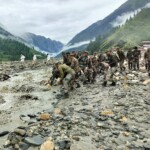 Visuals from the Indian Army’s continued efforts in conducting search and rescue operations at the landslide-affected region of Dharali, Uttarakhand