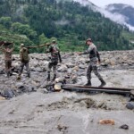 Visuals from the Indian Army’s continued efforts in conducting search and rescue operations at the landslide-affected region of Dharali, Uttarakhand