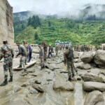 Visuals from the Indian Army’s continued efforts in conducting search and rescue operations at the landslide-affected region of Dharali, Uttarakhand