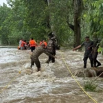 Rising Star Corps troops swung into action, rescuing villagers hit by flash floods in Amli and Nud Samba, Kachle and Sujanpur Pathankot, Makaura Pattan and Adalatgarh Gurdaspur