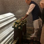 Morocco: Defence Minister Rajnath Singh paid homage at the Royal Mausoleum in Rabat to the revered Monarchs, Late King Mohammed V and Late King Hassan II