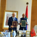 Defence Minister Rajnath Singh & Morocco’s Defence Minister Abdeltif Loudiyi signed an MoU on Defence Cooperation in Rabat