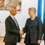 New York: EAM S Jaishankar interacted with Australian FM Senator Penny Wong on the sidelines of G20 FMM