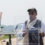 Glimpses of Raksha Mantri Shri Rajnath Singh addressing the Decommissioning Ceremony of Mig-21 in Chandigarh