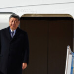Chinese President Xi Jinping arrives for the Asia-Pacific Economic Cooperation (APEC) summit and on the sideline meeting with U.S. President Donald Trump, at the Gimhae international airport in Busan, South Korea, October 30, 2025.      Yonhap via REUTERS   THIS IMAGE HAS BEEN SUPPLIED BY A THIRD PARTY. NO RESALES. NO ARCHIVES. SOUTH KOREA OUT. NO COMMERCIAL OR EDITORIAL SALES IN SOUTH KOREA.