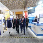 PM Narendra Modi and PM Keir Starmer of UK visited the Business Expo at the Global Fintech Fest 2025, Jio World Convention Centre, Mumbai