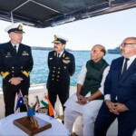 Defence Minister Rajnath Singh visited the historic and strategic naval facility HMAS Kuttabul in Sydney