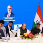 Sydney: Defence Minister Rajnath Singh co-chaired the first India-Australia Defence Industry Business Roundtable with Assistant Minister Peter Khalil
