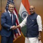 Defence Minister Rajnath Singh met with US Secretary of War Pete Hegseth on the sidelines of the 12th ADMM-Plus in Kuala Lumpur