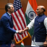 Defence Minister Rajnath Singh met with US Secretary of War Pete Hegseth on the sidelines of the 12th ADMM-Plus in Kuala Lumpur