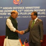 Defence Minister Rajnath Singh held a meeting with the Defence Minister of Malaysia, Dato’ Seri Mohamed Khaled Nordin, in Kuala Lumpur