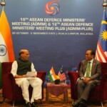 Defence Minister Rajnath Singh held a meeting with the Defence Minister of Malaysia, Dato’ Seri Mohamed Khaled Nordin, in Kuala Lumpur