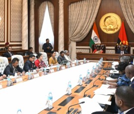 President Droupadi Murmu held wide ranging bilateral discussions with President João Manuel Gonçalves Lourenço