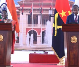 President Droupadi Murmu held wide ranging bilateral discussions with President João Manuel Gonçalves Lourenço