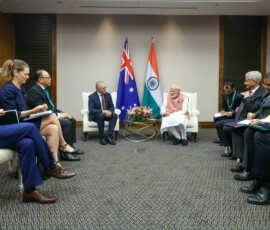 PM Narendra Modi met with PM Albanese of Australia